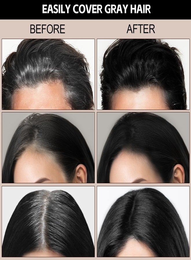 Boobeen Root Touch Up Hair Color Stick，Blendable Hairline Powder for Gray Coverage，Long Lasting Root Cover Up & Thinning Edges,Natural Finish for Women & Men - Image 2